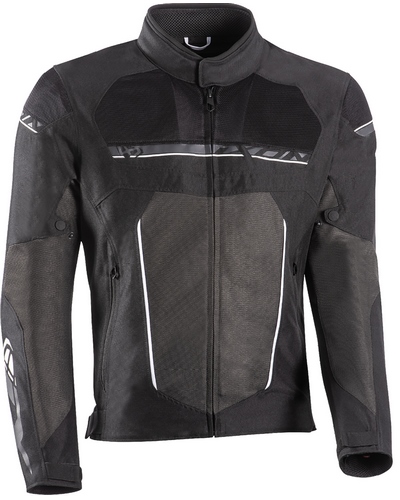 Blouson Textile Moto IXON T-Rex 3en1 noir-blanc