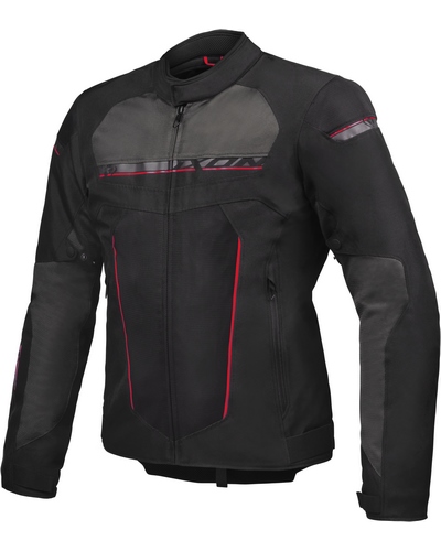 Blouson Textile Moto IXON T-Rex 3en1 noir-rouge