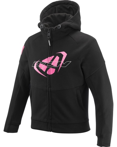 Blouson Textile Moto IXON Touchdown kid lady noir-rose