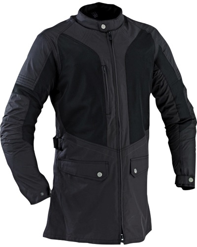 Blouson Moto Été IXON veste ventilé Nation noir noir