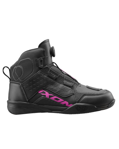 Baskets Moto IXON Vyper lady waterproof noir-rose