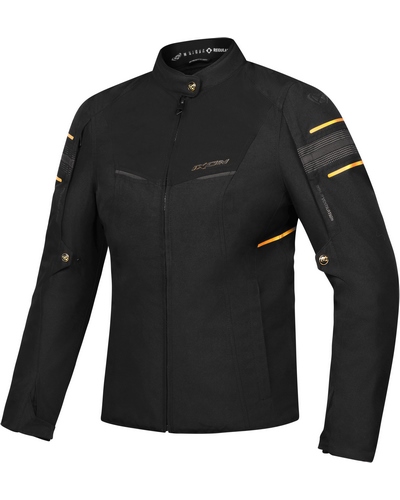 Blouson Textile Moto IXON Wilana lady noir-or