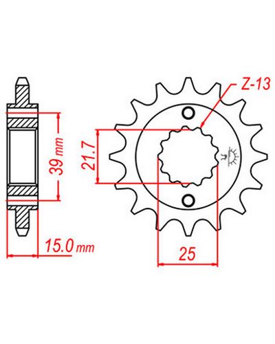 Pignon Moto JT Pignon JTF1042.14