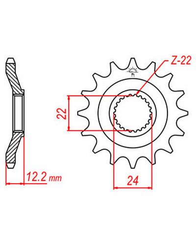 Pignon Moto JT Pignon JTF1125.15