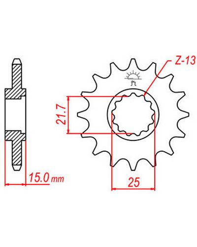 Pignon Moto JT Pignon JTF1515.14