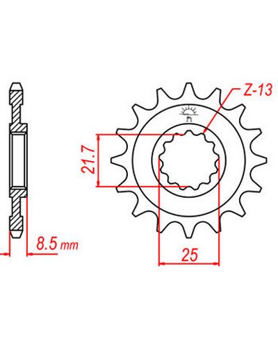 Pignon Moto JT Pignon JTF1537.18