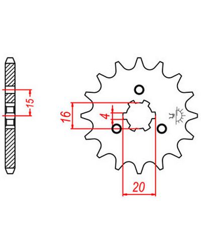 Pignon Moto JT Pignon JTF1552.11