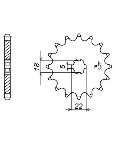 Pignon Moto JT Pignon JTF1557.11