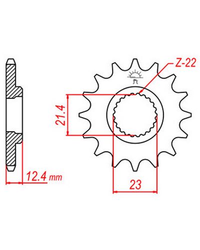 Pignon Moto JT Pignon JTF1593.14