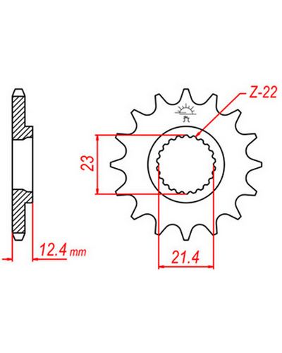 Pignon Moto JT Pignon JTF1594.15