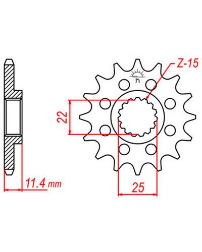 Pignon Moto JT Pignon JTF1902.17