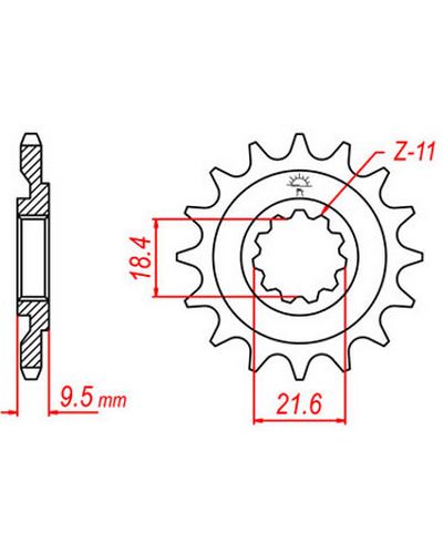 Pignon Moto JT Pignon JTF285.13