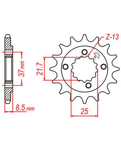 Pignon Moto JT Pignon JTF309.13