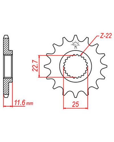 Pignon Moto JT Pignon JTF3221.10