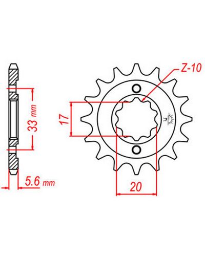 Pignon Moto JT Pignon JTF430.13