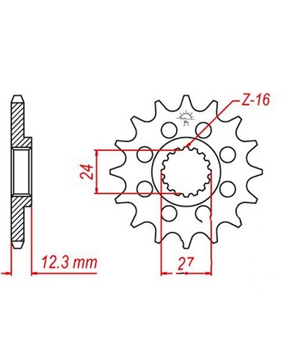 Pignon Moto JT Pignon JTF444.17