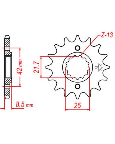 Pignon Moto JT Pignon JTF516.13