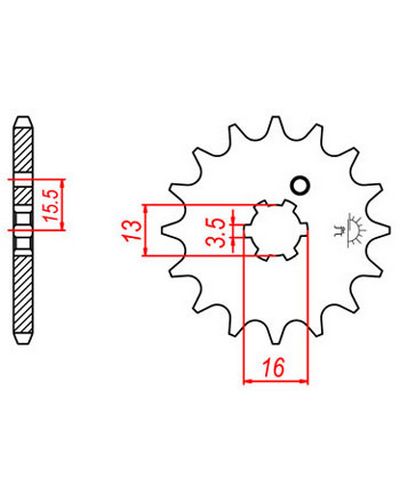 Pignon Moto JT Pignon JTF542.10