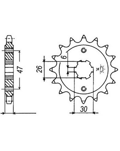 Pignon Moto JT Pignon JTF574.16