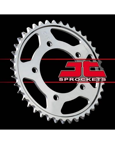 Couronne Moto JT SPROCKETS Couronne acier JTR1493ZBK.42 dents. Pas:530 (High Carbon)