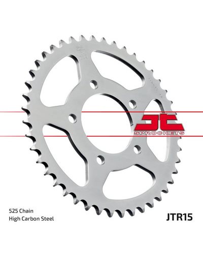 Couronne Moto JT SPROCKETS Couronne acier JTR15.42 dents. Pas:525 Couronne Moto JT SPROCKETS Couronne acier JTR15.42 dents. Pas:525