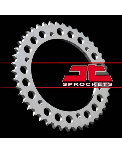 Couronne Moto JT SPROCKETS Couronne acier JTR2011ZBK.43 dents. Pas:530 (High Carbon)