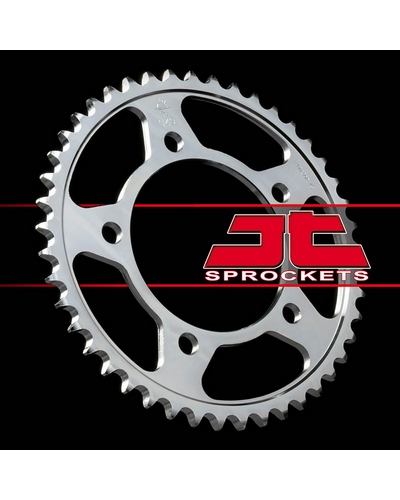 Couronne Moto JT SPROCKETS Couronne acier JTR302ZBK.43 dents. Pas:530 (High Carbon)