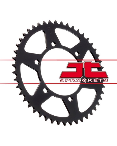 Couronne Moto JT SPROCKETS Couronne acier JTR486ZBK.42 dents. Pas:520 (High Carbon)
