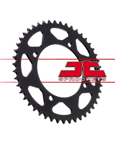 Couronne Moto JT SPROCKETS Couronne acier JTR857ZBK.45 dents. Pas:520 (High Carbon)