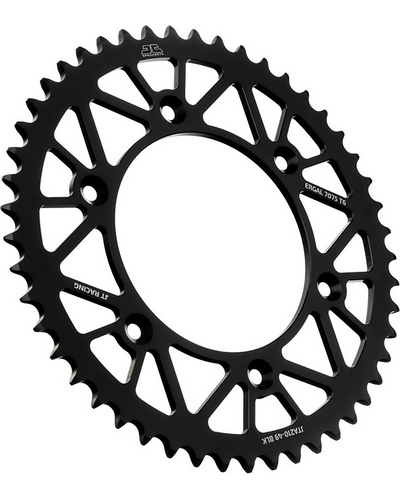 Couronne Moto JT SPROCKETS Couronne alu 7075-T6 Ergal JTA210BLK.42 dents. Pas:520 Noire Couronne Moto JT SPROCKETS Couronne alu 7075-T6 Ergal JTA210BLK.42 dents. Pas:520 Noire