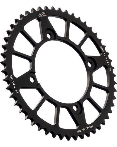 Couronne Moto JT SPROCKETS Couronne alu 7075-T6 Ergal JTA462BLK.51 dents. Pas:428 Noire