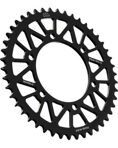 Couronne Moto JT SPROCKETS Couronne alu 7075-T6 Ergal JTA486BLK.43 dents. Pas:520 Noire