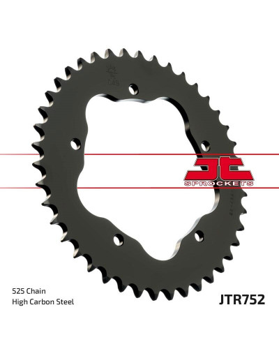 Couronne Moto JT SPROCKETS Couronne JT SPROCKETS 41 dents alu pas 525 type 752 Ducati Hypermotard SP