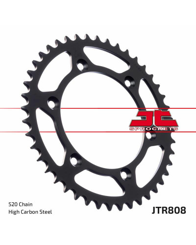 Couronne Moto JT SPROCKETS Couronne JT SPROCKETS acier standard 808 - 520