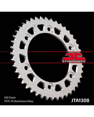 Couronne Moto JT SPROCKETS Couronne JT SPROCKETS aluminium ultra-light 1308 - 520