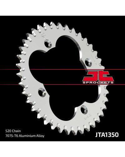 Couronne Moto JT SPROCKETS Couronne JT SPROCKETS aluminium ultra-light 1350 - 520