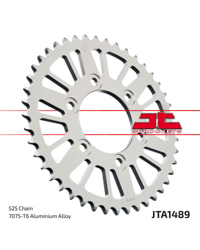 Couronne Moto JT SPROCKETS Couronne JT SPROCKETS aluminium ultra-light 1489 - 525