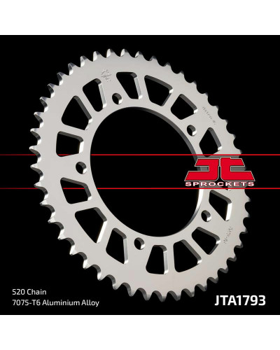 Couronne Moto JT SPROCKETS Couronne JT SPROCKETS aluminium ultra-light 1793 - 520