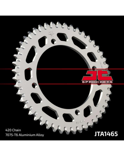 Couronne Moto JT SPROCKETS Couronne JT SPROCKETS aluminium ultra-light anti-boue 1465 - 420