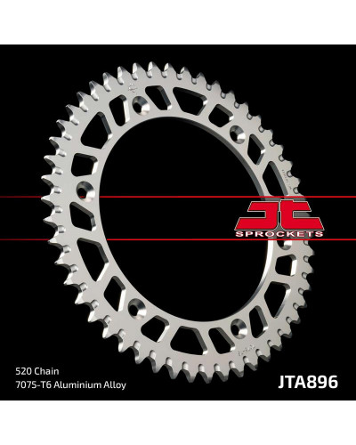 Couronne Moto JT SPROCKETS Couronne JT SPROCKETS aluminium ultra-light anti-boue 896 - 520