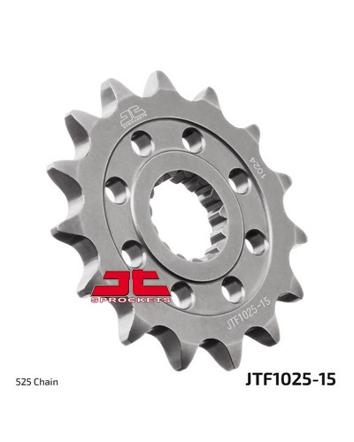 Pignon Moto JT SPROCKETS Pignon acier:JTF1025.15dents Pas:525