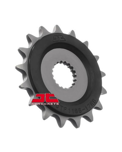 Pignon Moto JT SPROCKETS Pignon acier:JTF1185RB.17dents Pas:520 (Avec caoutchouc) Pignon Moto JT SPROCKETS Pignon acier:JTF1185RB.17dents Pas:520 (Avec caoutchouc)