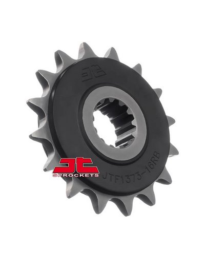 Pignon Moto JT SPROCKETS Pignon acier:JTF1373RB.16dents Pas:520 (Avec caoutchouc)