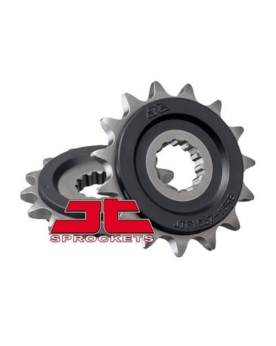 Pignon Moto JT SPROCKETS Pignon acier:JTF1537RB.16dents Pas:525 (Avec caoutchouc) Pignon Moto JT SPROCKETS Pignon acier:JTF1537RB.16dents Pas:525 (Avec caoutchouc)