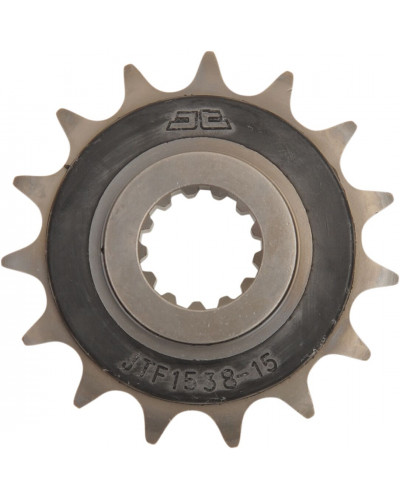 Pignon Moto JT SPROCKETS Pignon acier:JTF1538RB.15dents Pas:520 (Avec caoutchouc) Pignon Moto JT SPROCKETS Pignon acier:JTF1538RB.15dents Pas:520 (Avec caoutchouc)