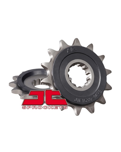 Pignon Moto JT SPROCKETS Pignon acier:JTF1539RB.14dents Pas:520 (Avec caoutchouc)