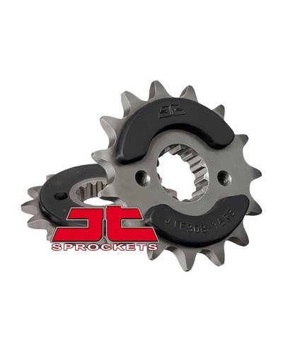 Pignon Moto JT SPROCKETS Pignon acier:JTF308RB.15dents Pas:520 (Avec caoutchouc) Pignon Moto JT SPROCKETS Pignon acier:JTF308RB.15dents Pas:520 (Avec caoutchouc)