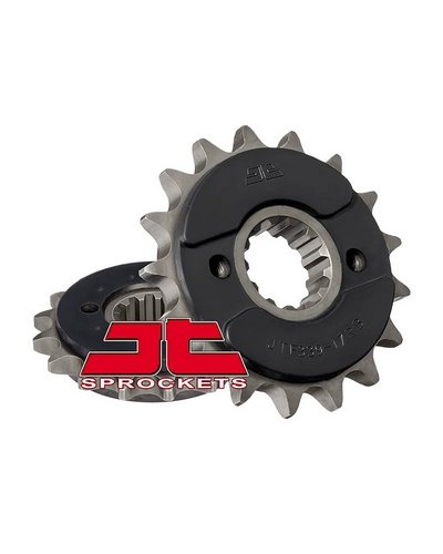 Pignon Moto JT SPROCKETS Pignon acier:JTF339RB.18dents Pas:530 (Avec caoutchouc)