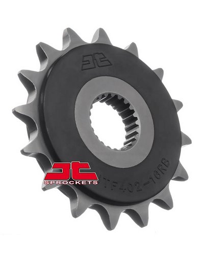 Pignon Moto JT SPROCKETS Pignon acier:JTF402RB.16dents Pas:520 (Avec caoutchouc) Pignon Moto JT SPROCKETS Pignon acier:JTF402RB.16dents Pas:520 (Avec caoutchouc)