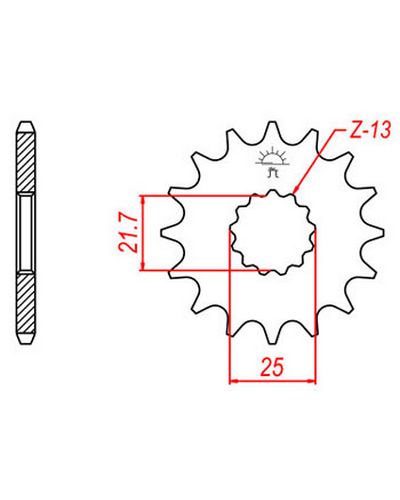 Pignon Moto JT SPROCKETS Pignon acier:JTF565SC.12dents Pas:520 (Anti-boue) Pignon Moto JT SPROCKETS Pignon acier:JTF565SC.12dents Pas:520 (Anti-boue)